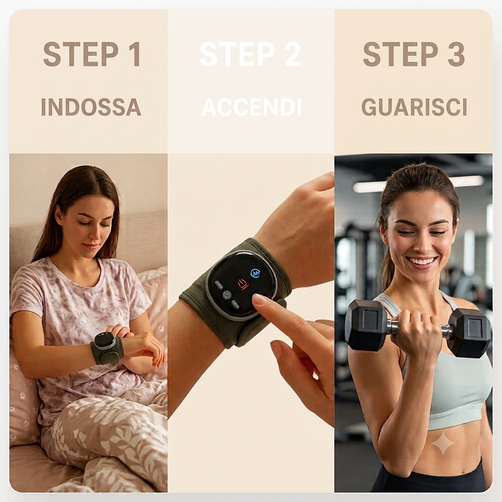 COMFORTCUFF™ – Il Tutore Riscaldato con Stimolazione Muscolare Avanzata.